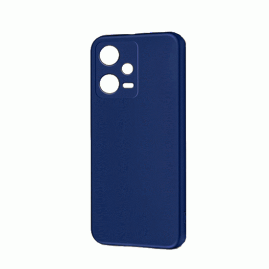 Θήκη Πλάτης Σιλικόνης Soft Back Cover για Xiaomi Redmi Note 12 5G Χρώμα : Σκούρο Μπλε
